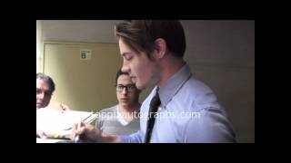 Josh Henderson - Signing Autographs at "The Today Show" in NYC