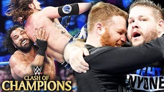 WWE Clash of Champions 2017 Full Match Card Predictions!