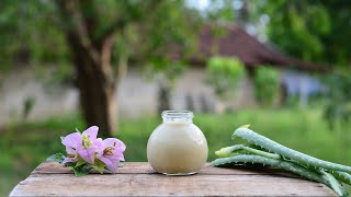 My Aunt's Secret For Massive Hair Growth : Aloe Vera & Fenugreek Hair Pack !