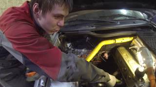 31# Ford Sierra. Выпускной коллектор. Ещё один сиерровод погряз в турбояме.
