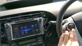 Toyota Prius 30 авто магнитола на Android 6.0 мини обзор / ZVW30