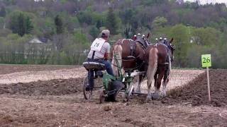 Plowing with Pioneer Sulky Plow..plowing match