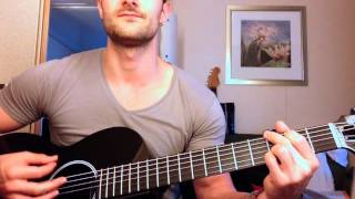 Say Something - A Great Big World EASY GUITAR TUTORIAL - NO CAPO NO BAR CHORDS