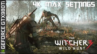 The Witcher 3 4K Max Settings - GTX 980 Ti SC (Hairworks on/off) (4K Upload)