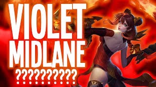 AOV: VIOLET MIDLANE IN CONQUEROR? (BURST BUILD) ??? | Arena of Valor Violet Conqueror Gameplay