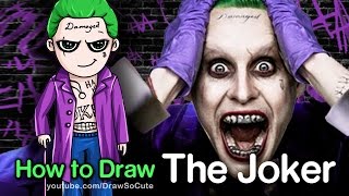 How to Draw Suicide Squad The Joker Chibi
