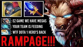 DOTA 1 IMBA HERO IS BACK! Pirate Hat + Scepter Tauren RAMPAGE Most Crazy Megas Def Comeback Dota 2