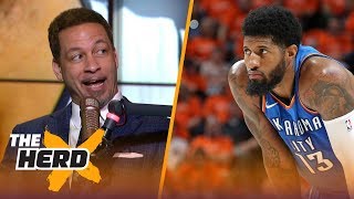 Chris Broussard on Paul George leaving OKC to potentially join LeBron on Lakers | NBA | THE HERD