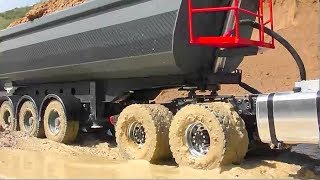 HUGE RC CONSTRUCTION SITE! FANTASTIC RC MOLDELS WORK SO HARD AT THE BIGGEST RC MINE! RC MACHINES