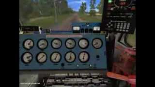 Запуск и краткая поездка на ВЛ80С-994 в Trainz 12