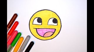 Как нарисовать смайлики. Учимся рисовать смайлы. How to draw smileys Emoji. Drawing a smiley face