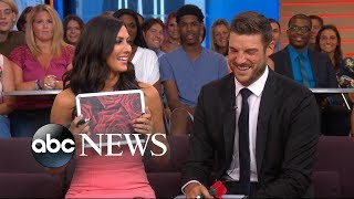 'Bachelorette' Becca and Garrett play the 'GMA' Newlywed Game