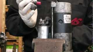 Mitsubishi pajero/L200 starter motor solenoid and bendix change.2,5 TD.