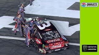 Austin Dillon earns first Monster Energy Series victory