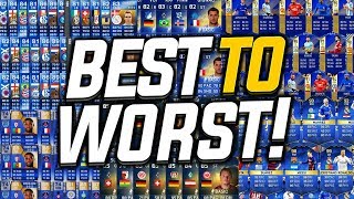 RANKING EVERY TEAM OF THE SEASON FROM BEST TO WORST (FIFA 12-FIFA 18)