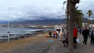 Tenerife. Costa Adeje. The wind and the ocean. Тенерифе. Коста Адехе. Океан и ветер.