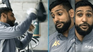 Amir Khan demolishes the 20 second speed ball challenge