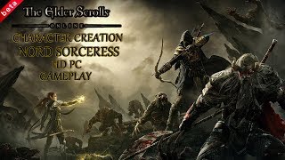 Elder Scrolls Online Beta - Character Creation: Nord Sorceress (HD PC Gameplay)