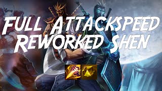 Full Attackspeed Reworked Shen Jungle - Full Gameplay Commentary