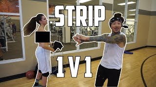 1 v 1 STRIP BASKETBALL vs UCLA Girl