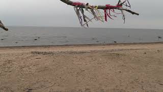 relaxation bview from the window to the sea, the sound of the sea rain