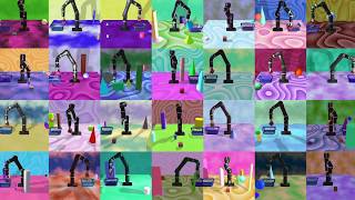 Transferring End-to-End Visuomotor Control from Simulation to Real World for a Multi-Stage Task