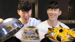 영국음식이 진짜로 얼마나 맛없는지 보여주는 손흥민!! (입맛은 아직 100% 한국인??)
