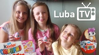 Распаковываем шоколадные яйца Kinder Сюрприз из серии Принцессы Диснея - Пушистые истории