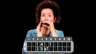 Harmonica Lessons - #10 Basic Blues Scale - Blues Harmonica Blueprint - Annie Raines