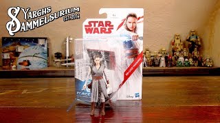 Review HASBRO Star Wars The Last Jedi - Rey Jedi Training - 3.75 Inch Unboxing deutsch