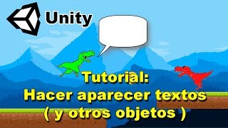 Unity como mostrar textos (u otros objetos)