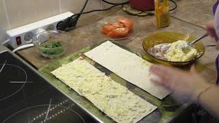 Лаваш с начинкой!!! Очень вкусный рецепт!!! Pita bread with filling!!!