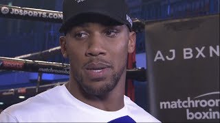Anthony Joshua is 'TIRED' of waiting for Deontay Wilder ?