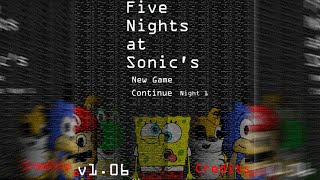 BoB Esponja no FIVE NIGHTS AT SONIC'S