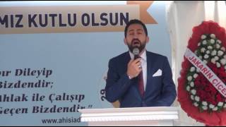 AHİSİAD - PENDİK AHİLİK KUTLAMALARI 2016 -  İBRAHİM ÇAM KONUŞMASI