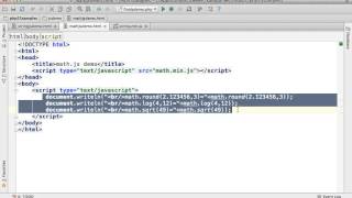 Math.js Simple Demo