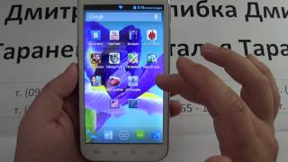 Видео обзор N7300+ MTK 6589 4 - ядерный 5.7" Дюйма Android 4.1.