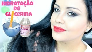 Hidratação de Glicerina para Cabelos Ressecados| VoudeBlush