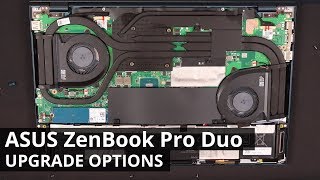 ASUS Zenbook Pro Duo DISASSEMBLY and UPGRADE - UX481 / UX581