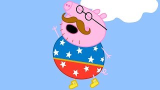 Peppa Pig Nederlands Compilatie Nieuwe Afleveringen | Pappa Gris Fødselsdag! | Tekenfilm