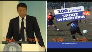RENZI: INTER SECONDA IN CLASSIFICA NELLE MIE SLIDE, APPREZZATE LA SPORTIVITA'