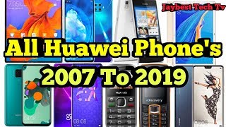Huawei Mobile Phone Evolution/History ( December Updates 2019)