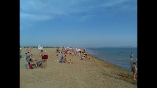 ЧЁРНОЕ МОРЕ 2019 ВИТЯЗЕВО песчаный ПЛЯЖ  Витязевская Коса