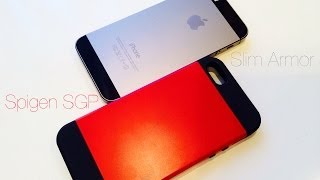 Обзор чехла Spigen SGP Slim Armor для iPhone 5/5s