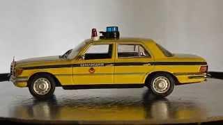 Модель Mercedes-Benz S-klasse W116 Милиция СССР 1:43