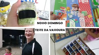 Meu Domingo + Fiz Tempero Caseiro + Teste da Vassoura + Fiquei com Medo