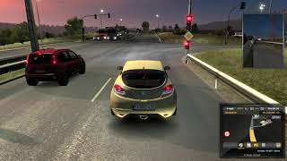 ETS2 1.34 Mods |Car Mod| - Drive on Renault Megane 3 RS V1R4