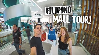 Filipino Malls Are CRAZY HUGE! - SM Seaside Cebu Mall Food Tour & Shopping (Philippines)