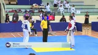 Bowen Secondary School and Springfield Secondary School dominates the Taekwondo scene in Singapore