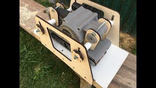 Калибровально-шлифовальный станок из ленточной шлифмашины ЛШМ 76/900